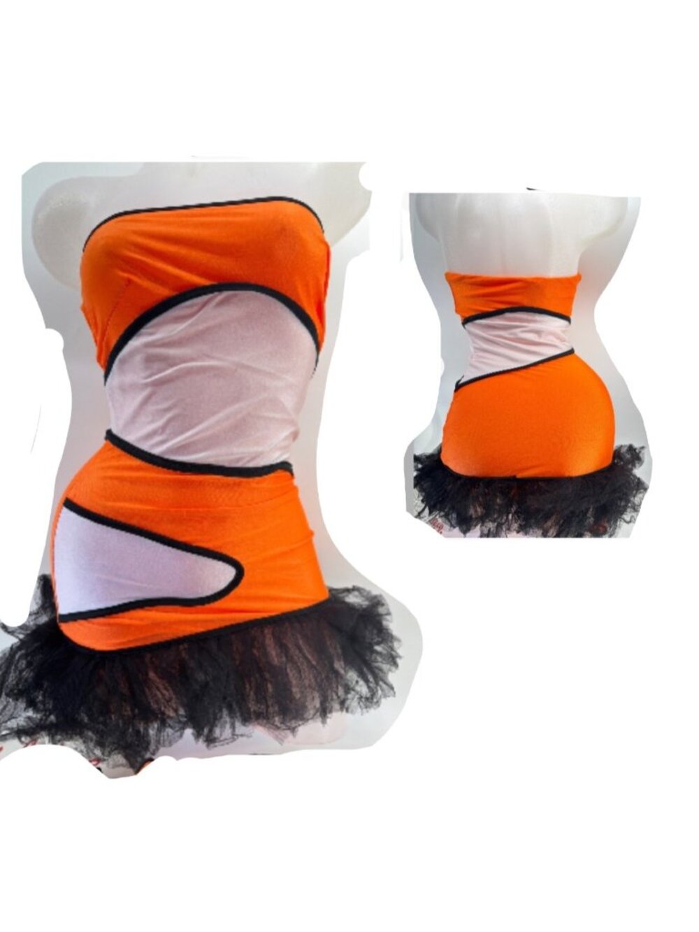 Sexy Womens Nemo Cosplay Costume Naughty Nem-Oh Dress Set Size Medium/Large - Picture 6 of 12
